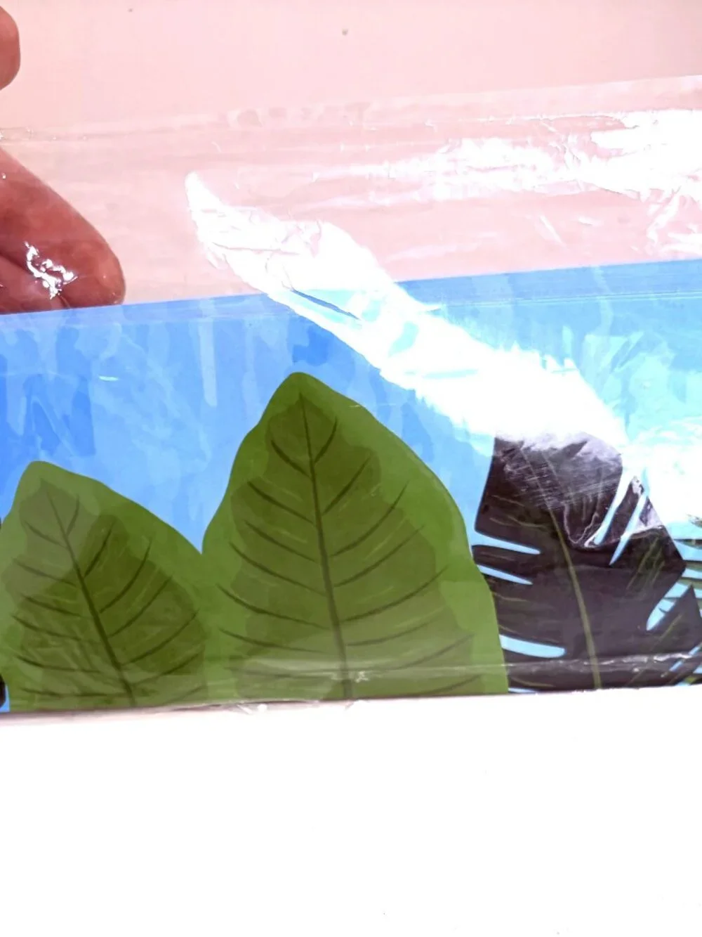 NWT 2-Pack Botanical Bulletin Board Borders Eucalyptus and Tropical Leaves
